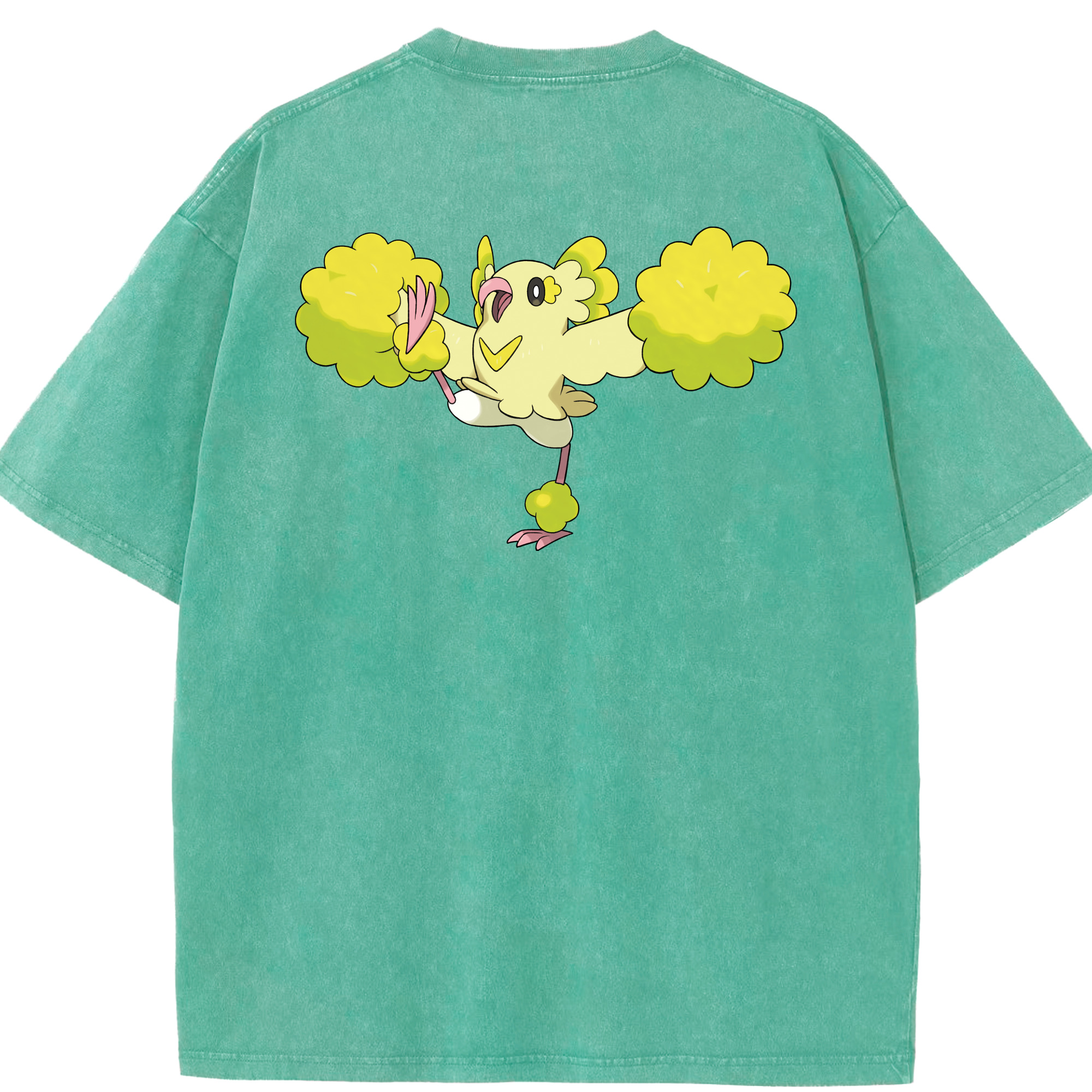 （画像用） ポケットモンスター Pokémon 綿100% ヴィンテージ風 半袖Tシャツ（背面プリント）